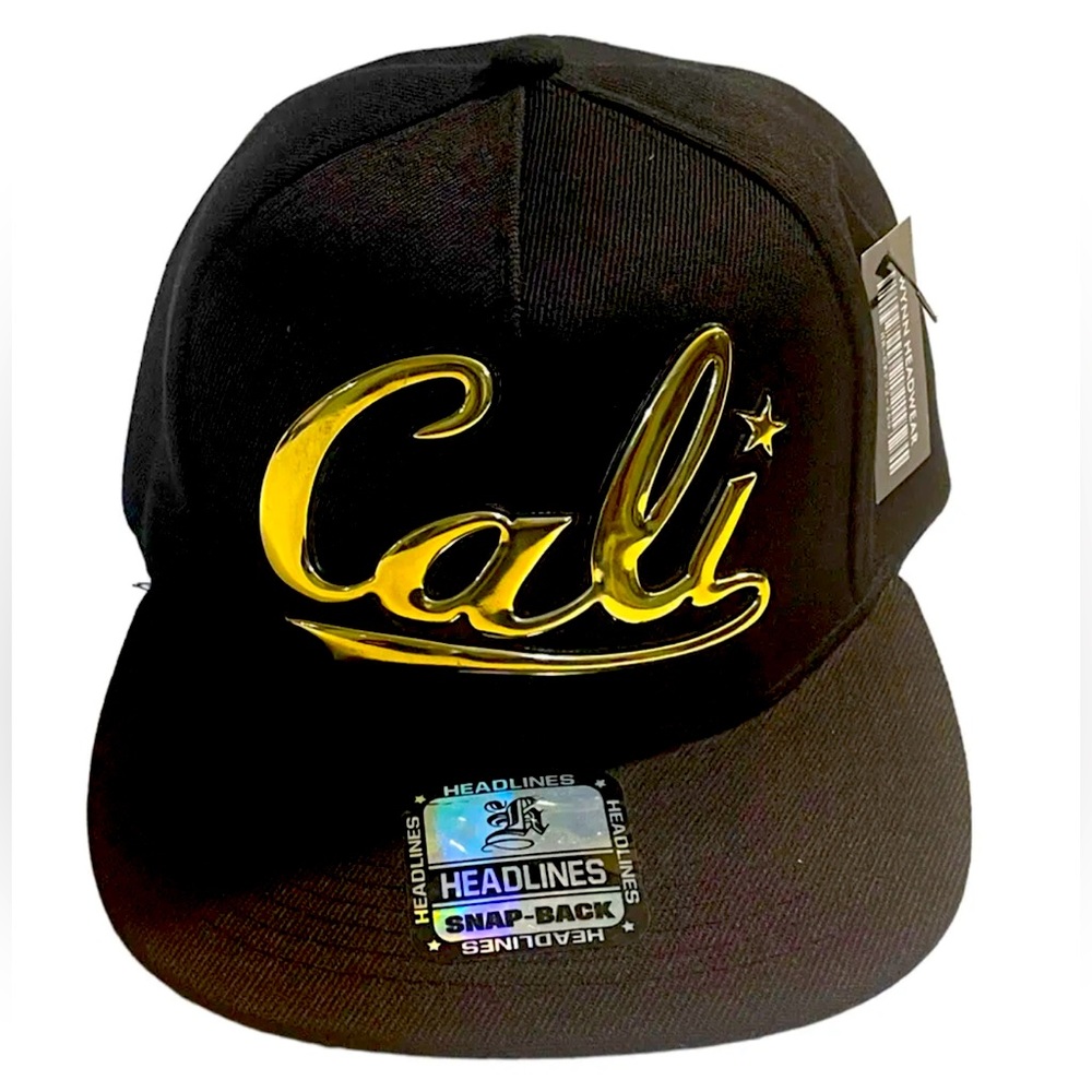 Men Cali Headlines Snap-Back Hat For Men/Onesize/